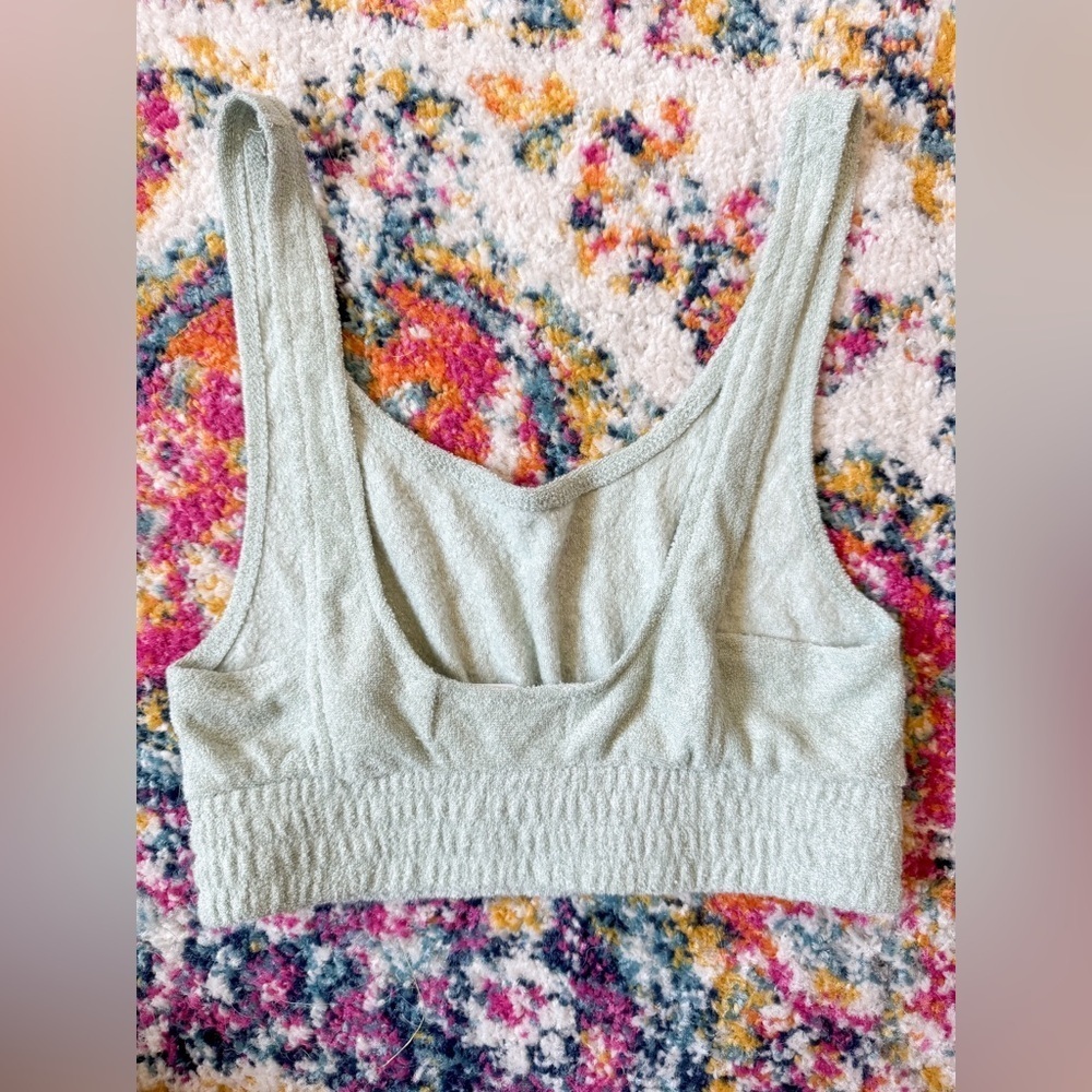 Terrycloth Cropped Tank - Picture 3 of 5